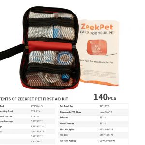 pet first aid kit content list 140